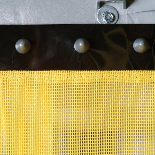 AirFlex Yellow Mesh Strip Door Kit 4' X 8', 8 X .080